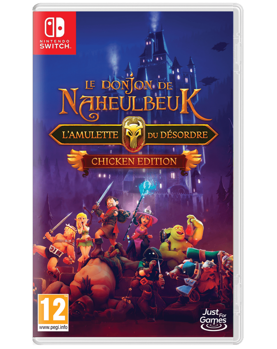 Le Donjon de Naheulbeuk L'Amulette du Désordre Chicken Edition SWITCH - Jeux Vidéo Physique - Artefacts Studio - Shop Just for Games