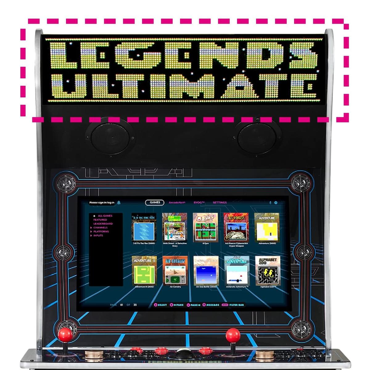 Legends BitPixel pour borne d'arcade Legends Utimate - Accessoires - AtGames - Shop Just for Games