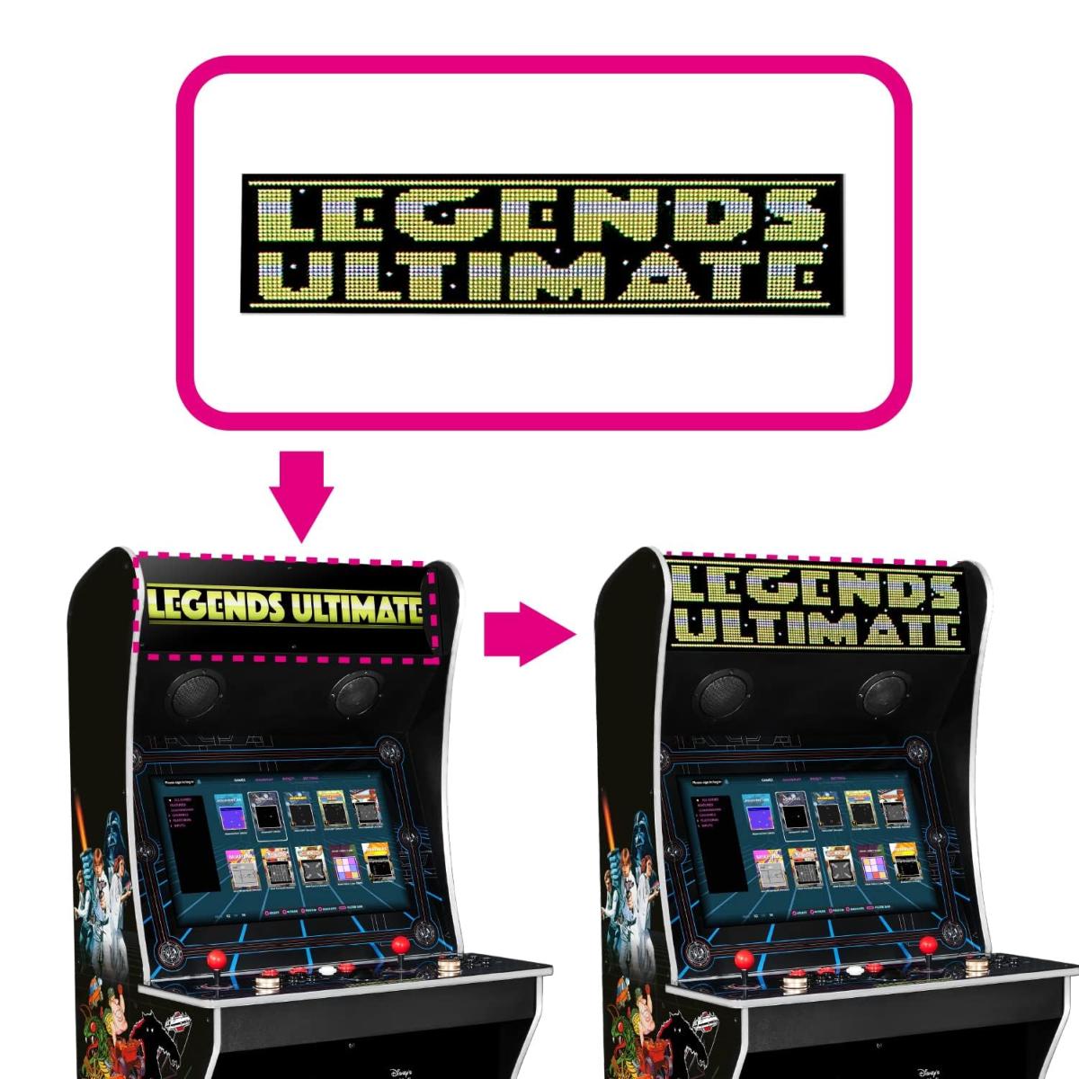 Legends BitPixel pour borne d'arcade Legends Utimate - Accessoires - AtGames - Shop Just for Games