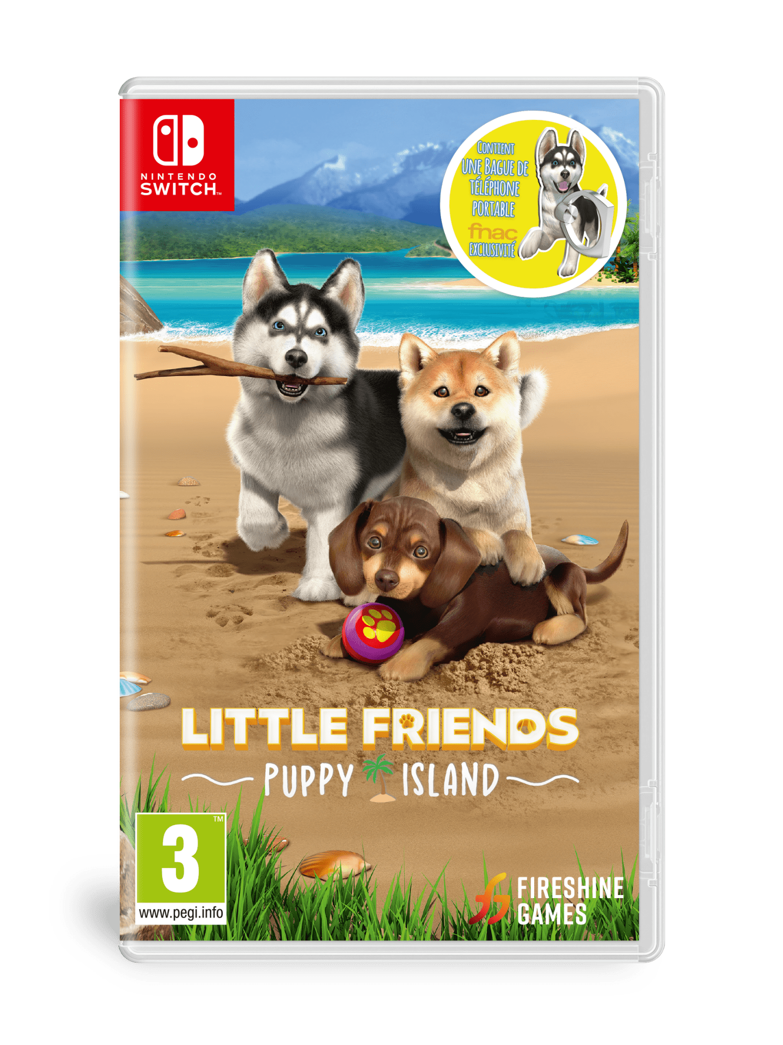 Little Friends Puppy Island Nintendo SWITCH + Bonus Bague de Téléphone - Jeux Vidéo Physique - Fireshine - Shop Just for Games