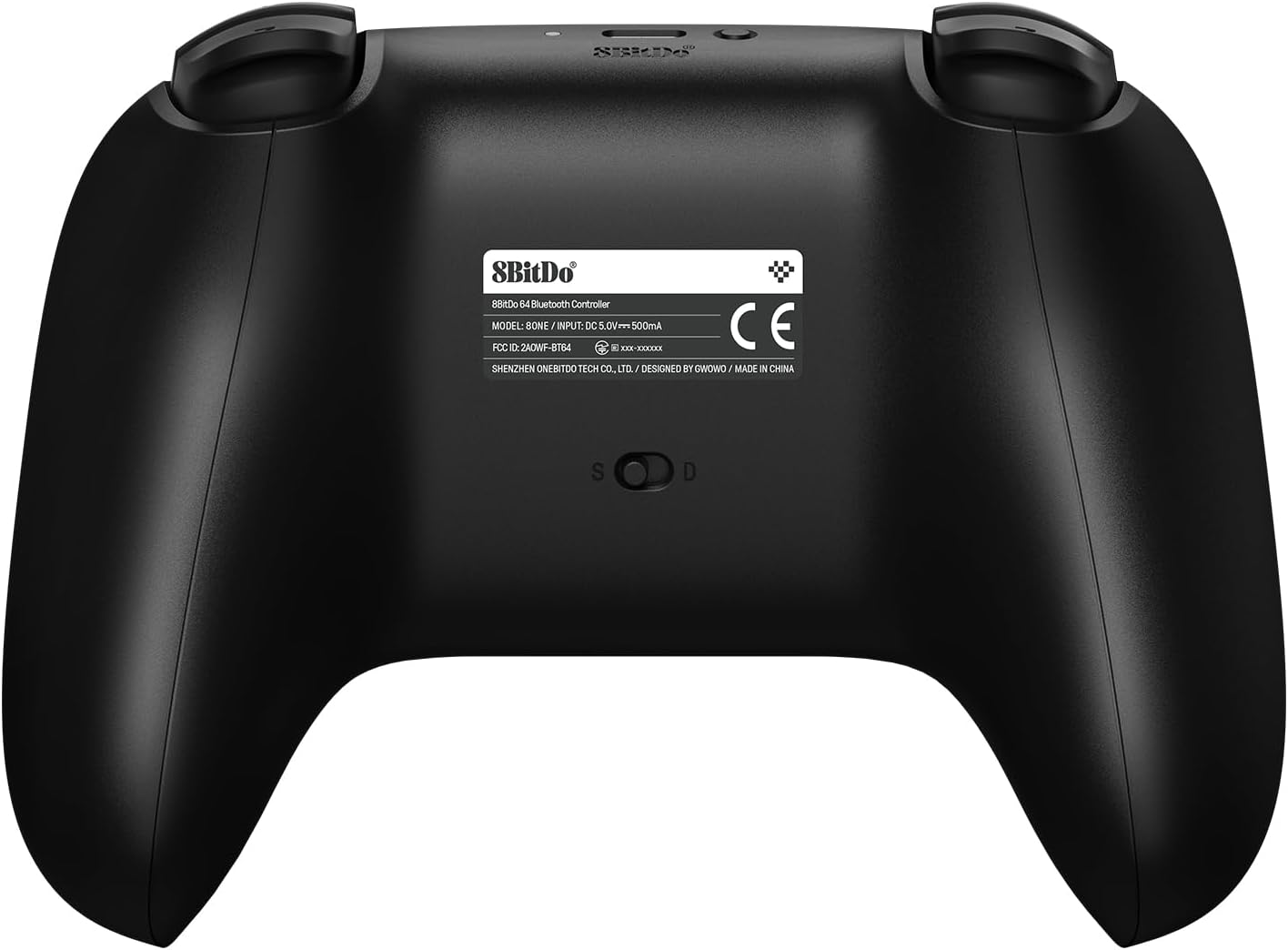 Manette 8BitDo 64 Bluetooth édition noire - Compatible Analogue 3D, Switch 1 et 2, PC, Mobile - Manettes - 8Bitdo - Shop Just for Games