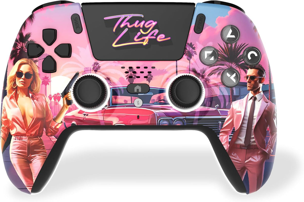 Manette Bluetooth pour PS5 LED - Thug Life - Manettes - Freaks and Geeks - Shop Just for Games