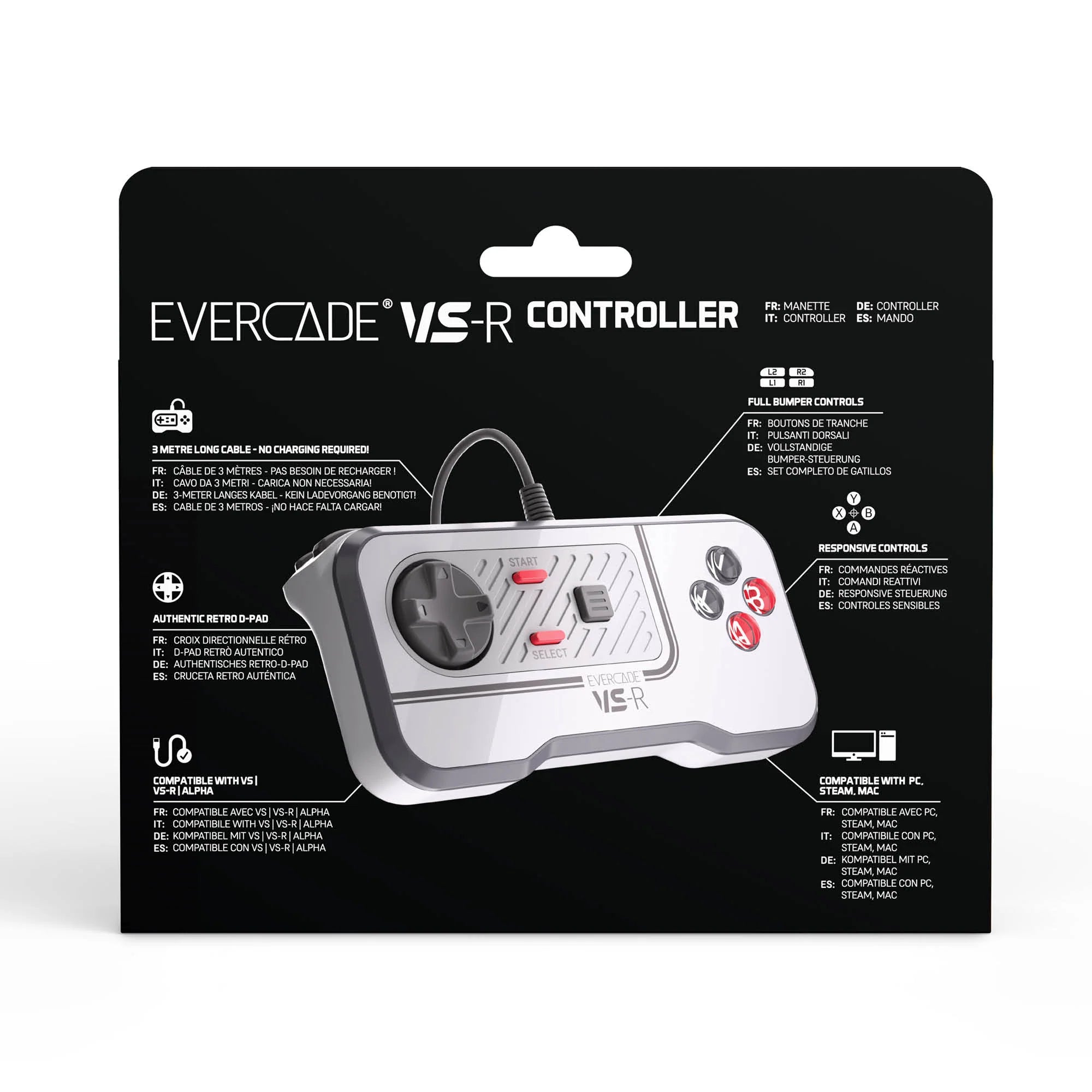 Manette Classic Retro pour Console Evercade VS - R - Manettes - Evercade - Shop Just for Games