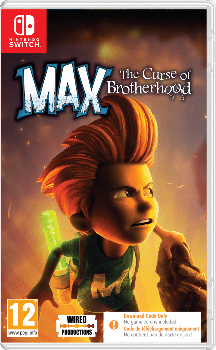 Max The Curse of Brotherhood Nintendo SWITCH (Code de téléchargement) - Jeux Vidéo Code de Téléchargement - WIRED PRODUCTION - Shop Just for Games