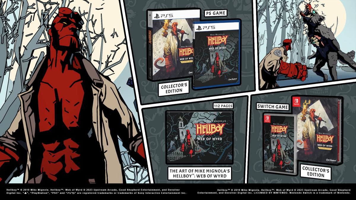 Mike Mignola's Hellboy Web of Wyrd Collector's Edition Nintendo SWITCH - Jeux Vidéo Physique - GOOD SHEPHERD - Shop Just for Games