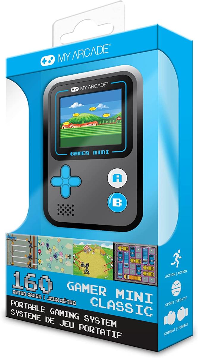 My Arcade - Gamer mini classique console de poche - Bleu/noir - Console portable - My Arcade - Shop Just for Games