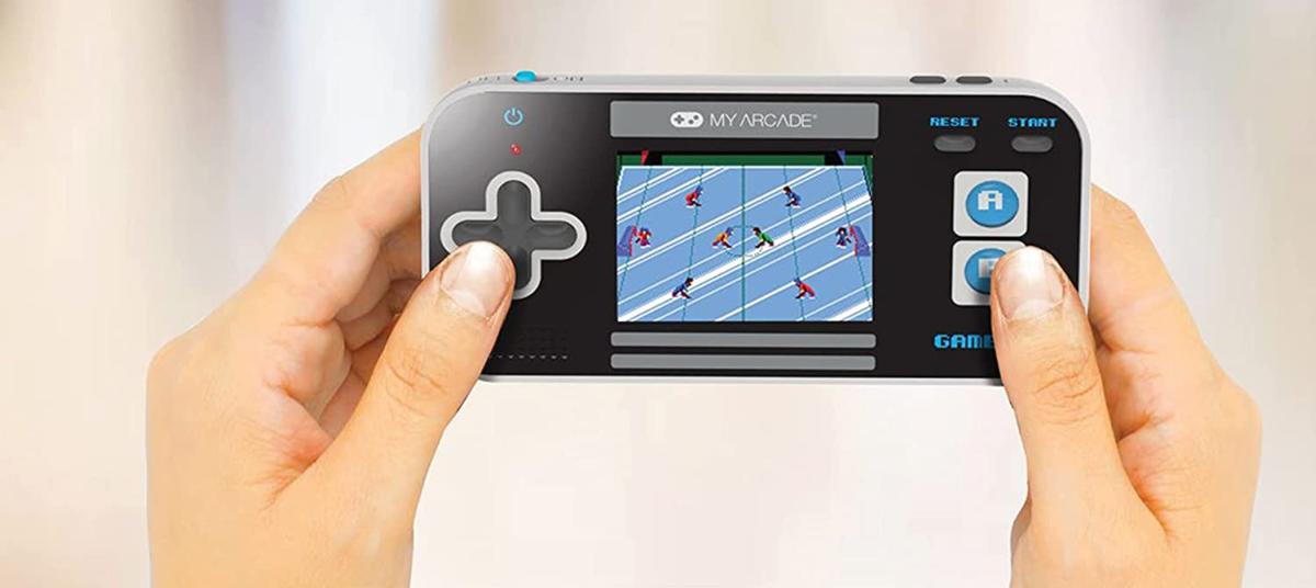 My arcade - Gamer V classique console portable gaming - Bleu/gris/noir - Console portable - My Arcade - Shop Just for Games