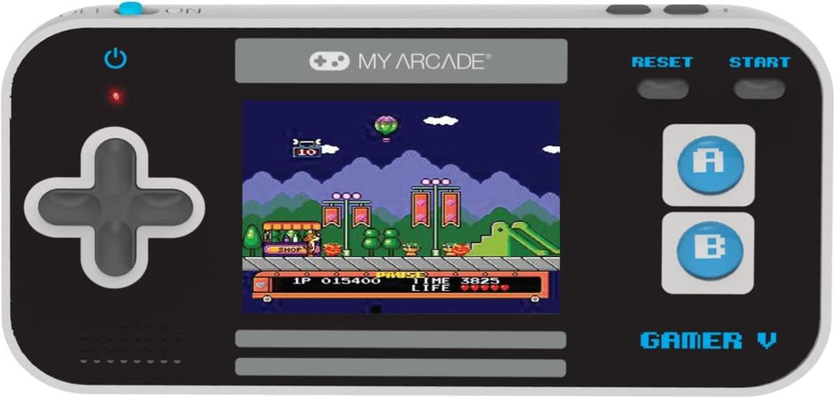 My arcade - Gamer V classique console portable gaming - Bleu/gris/noir - Console portable - My Arcade - Shop Just for Games