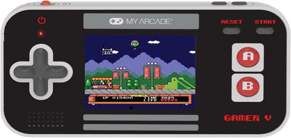 My arcade - Gamer V classique console portable gaming - Rouge/gris/noir - Console portable - My Arcade - Shop Just for Games