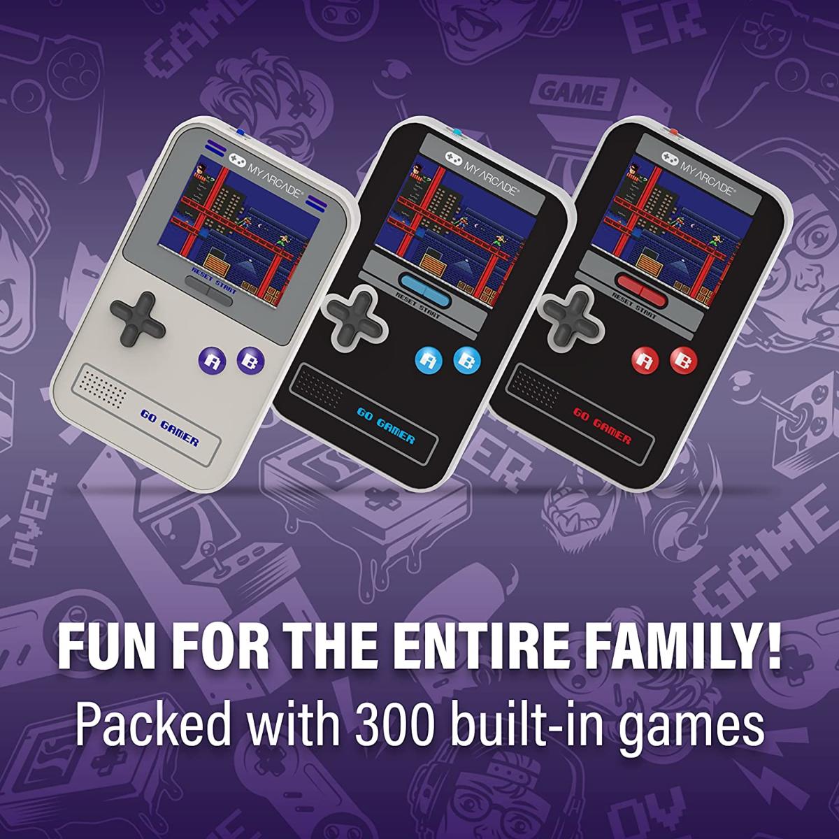 My arcade - GO Gamer console portable - Violet/Gris - Console portable - My Arcade - Shop Just for Games