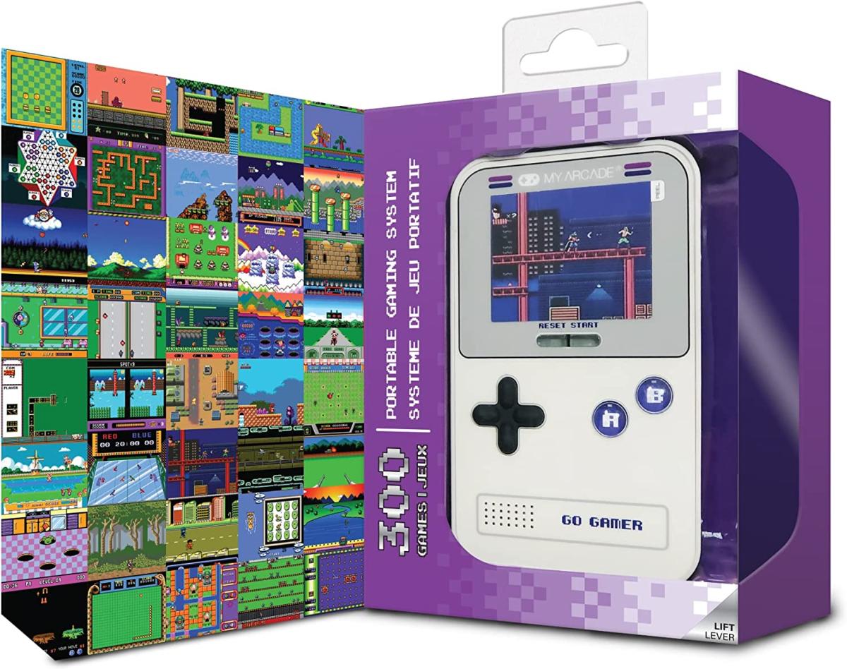 My arcade - GO Gamer console portable - Violet/Gris - Console portable - My Arcade - Shop Just for Games