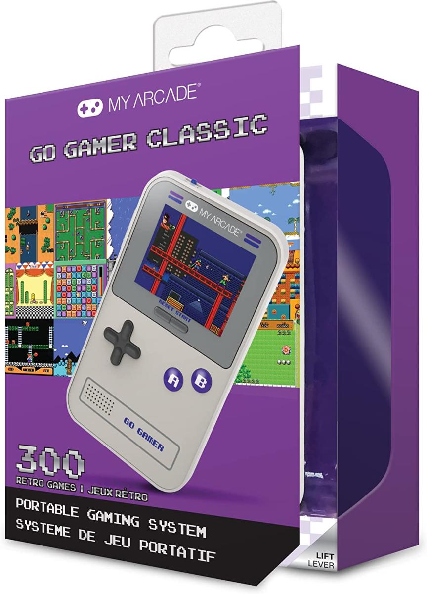 My arcade - GO Gamer console portable - Violet/Gris - Console portable - My Arcade - Shop Just for Games