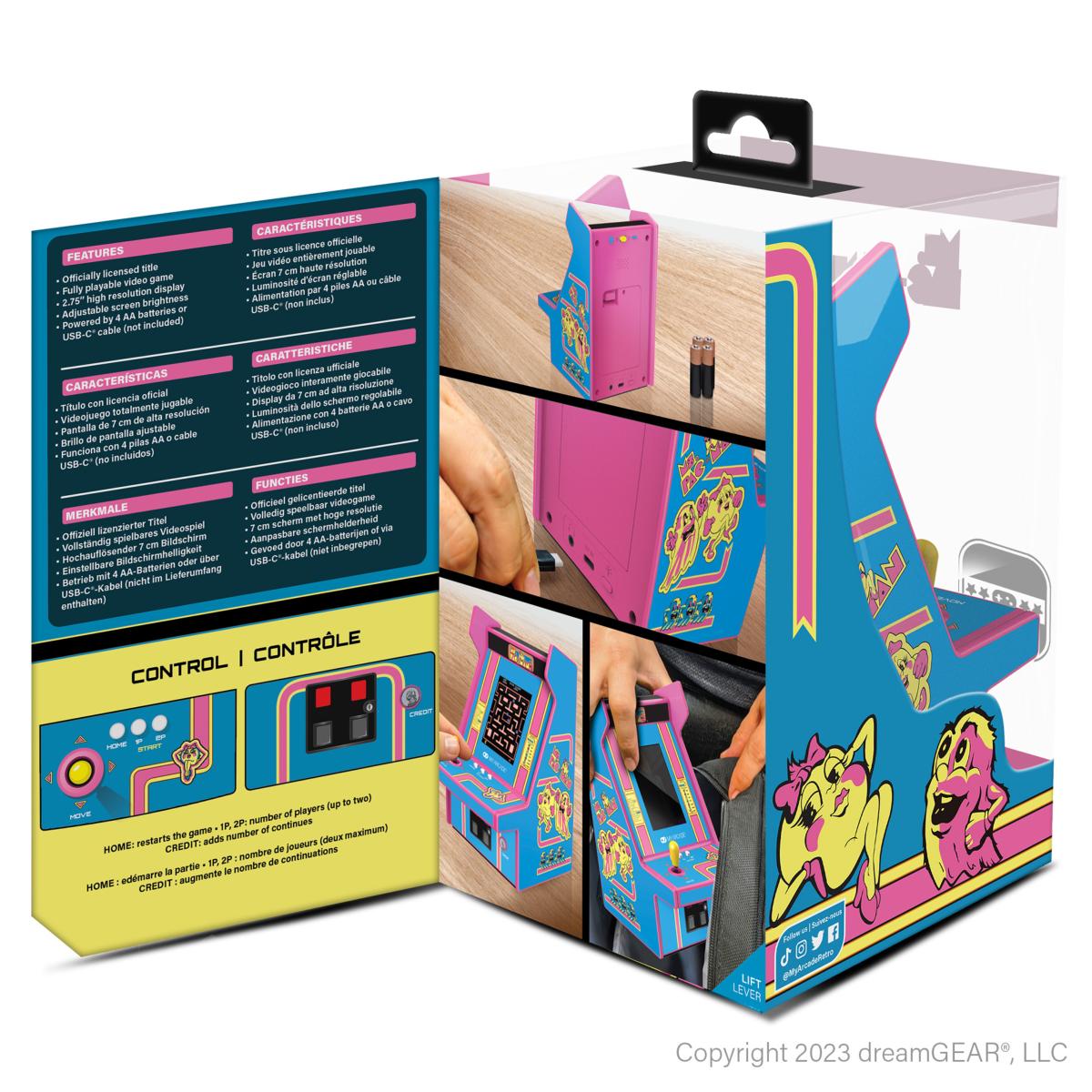 My Arcade - Micro Player PRO Ms. Pac - Man - Console portable - My Arcade - Shop Just for Games