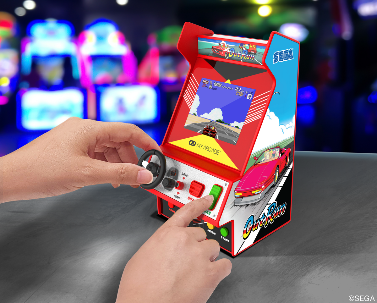 My Arcade Racing Player Out Run Portable Retro Arcade - Console portable - My Arcade - Shop Just for Games