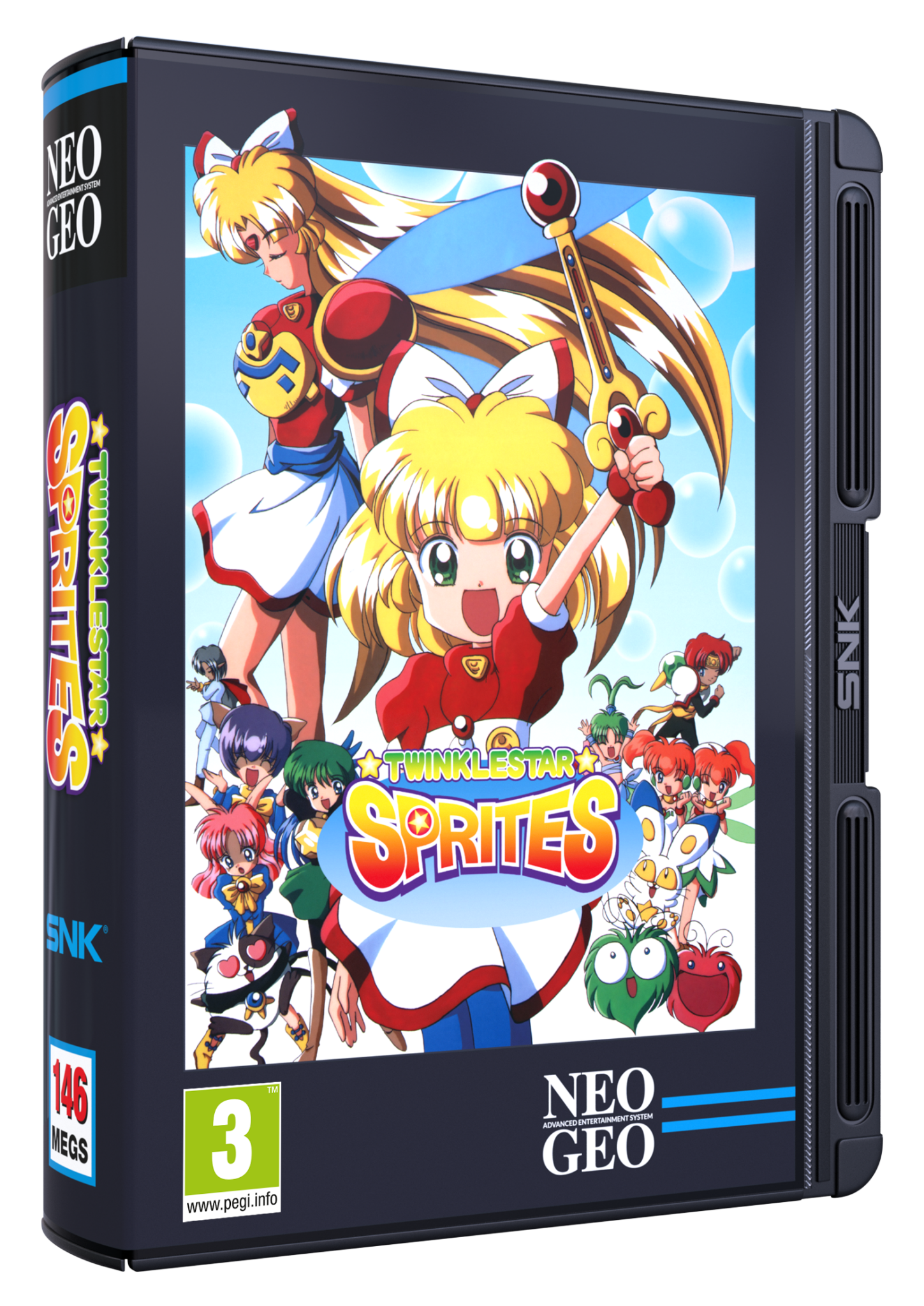NEO GEO AES+ Cartouche de Jeu Twinkle Star Sprites - Jeux Vidéo Cartouche - SNK - Shop Just for Games