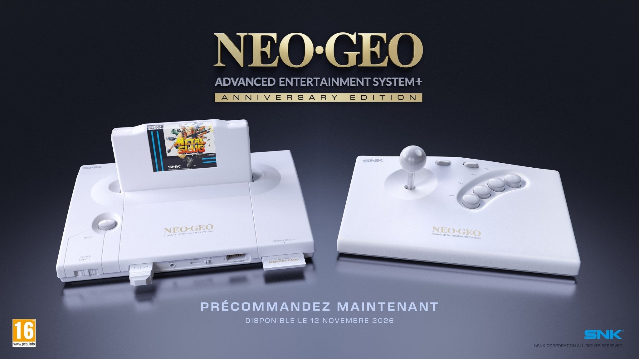 NEO GEO AES Console + Anniversary Edition - Retrogaming