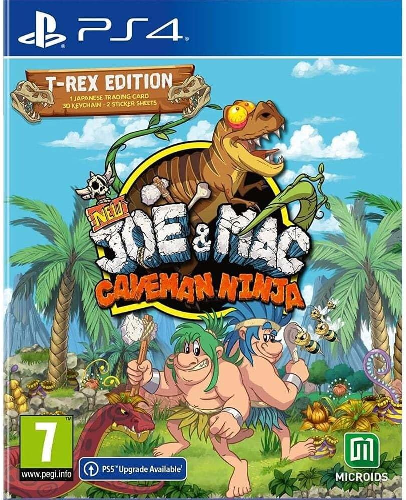 New Joe and Mac : Caveman Ninja - T - Rex Edition PS4 - Jeux Vidéo Physique - MICROIDS - Shop Just for Games