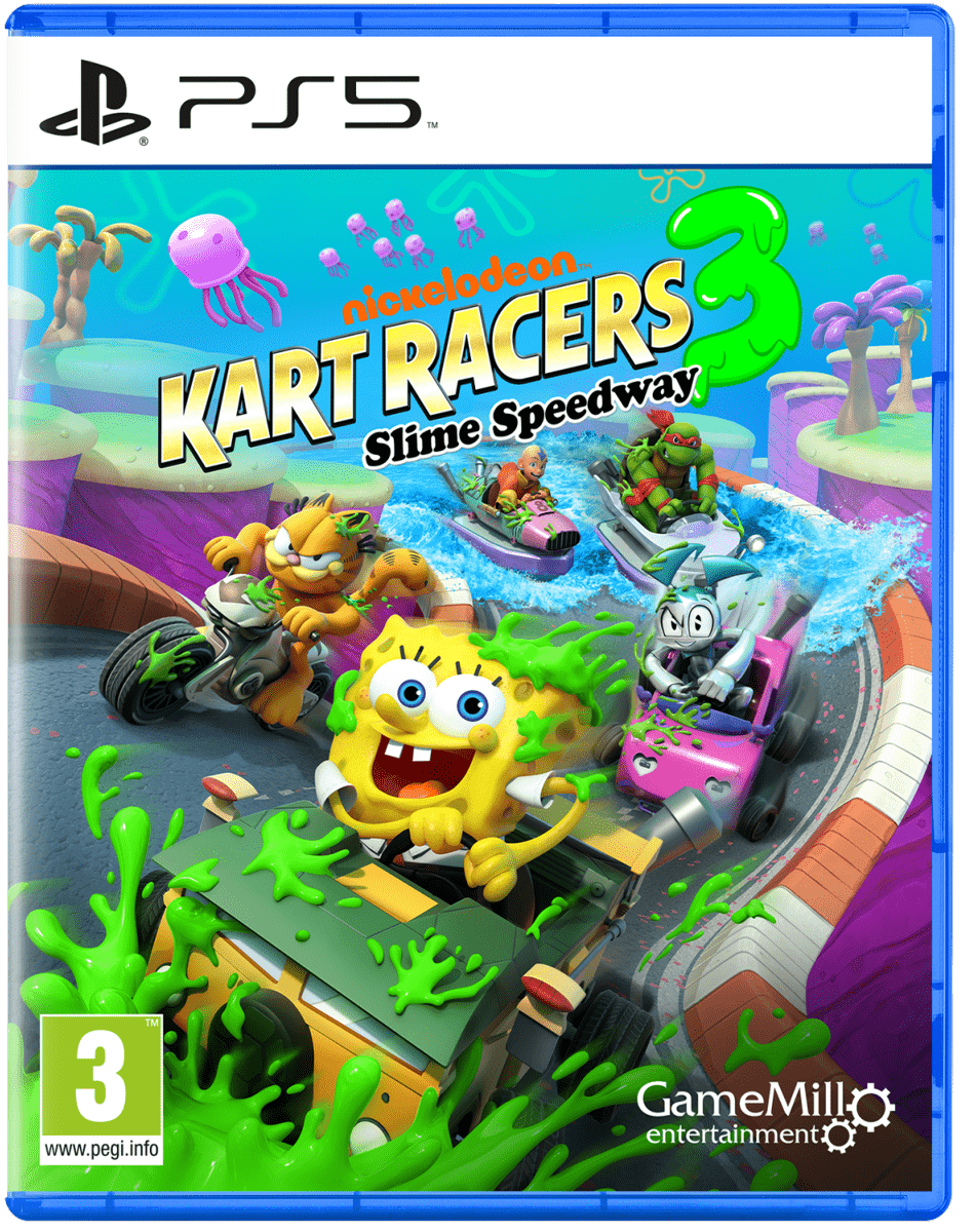 Nickelodeon Kart Racers 3 Slime Speedway 3 PS5 - Jeux Vidéo Physique - GAMEMILL - Shop Just for Games