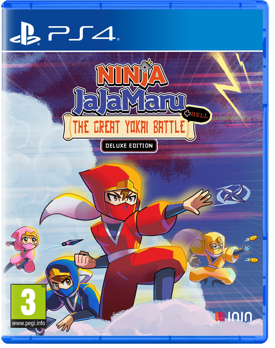 Ninja JaJaMaru The Great Yokai Battle + Hell Deluxe Edition PS4 - Jeux Vidéo Physique - ININ - Shop Just for Games