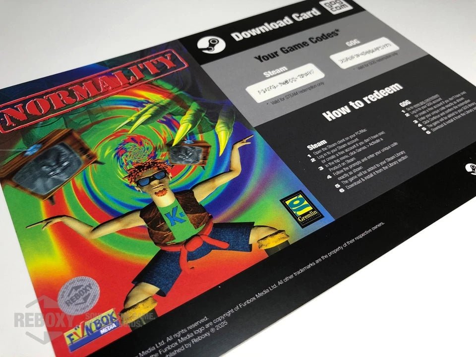 Normality PC Edition Reboxy Classic (CD - Rom +Steam + GOG) - Jeux Vidéo Physique - Funbox - Shop Just for Games