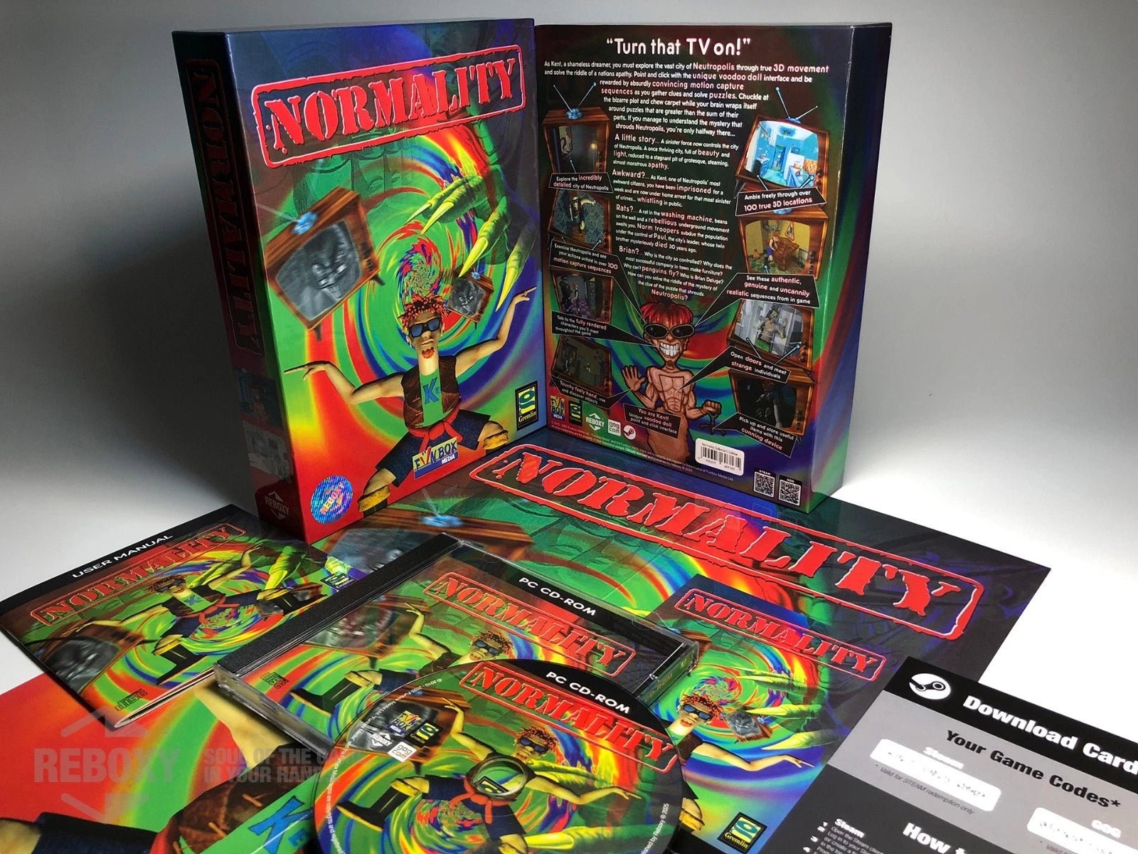 Normality PC Edition Reboxy Classic (CD - Rom +Steam + GOG) - Jeux Vidéo Physique - Funbox - Shop Just for Games