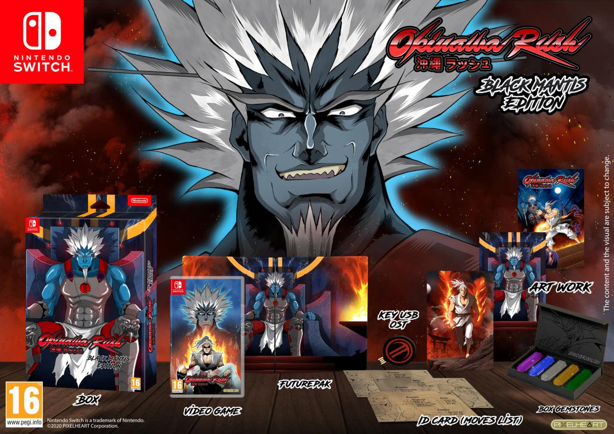 Okinawa Rush Black Mantis Edition Collector Switch - Jeux Vidéo Physique - PixelHeart - Shop Just for Games