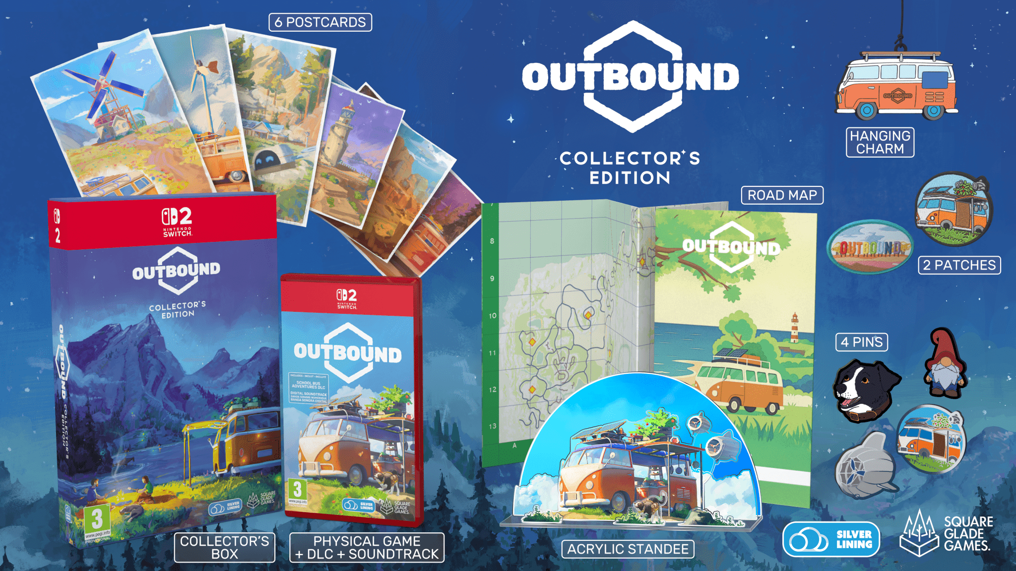 Outbound Collector's Edition Switch 2 - Jeux Vidéo Physique - SILVER LINING - Shop Just for Games