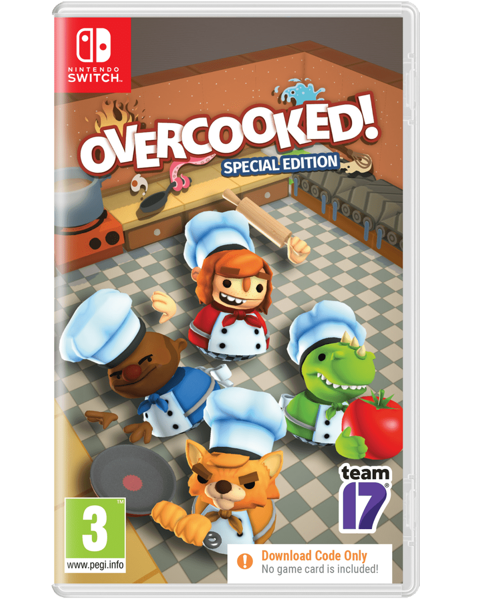 Overcooked! Special Edition Nintendo SWITCH (Code de téléchargement) - Jeux Vidéo Code de Téléchargement - Team 17 - Shop Just for Games