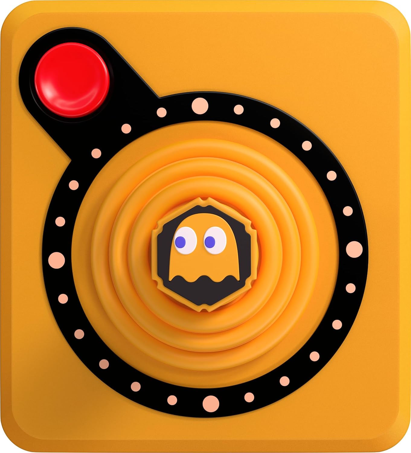 Pac - Man CX - 40+ Joystick sans fil - Orange Clyde - Manettes - Atari - Shop Just for Games