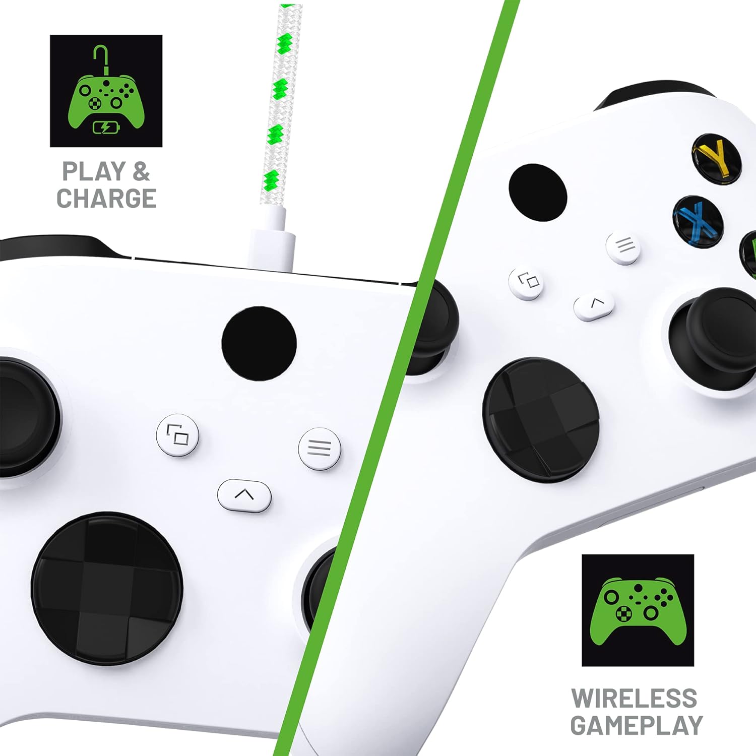 Pack Blocs - Batteries Stealth SX - C8 X Blanc + Charge avec câble tressé Xbox - Câbles et Chargeurs - Stealth - Shop Just for Games