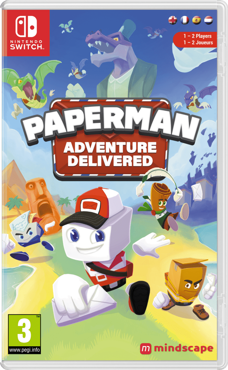 Paperman Adventure Delivered Nintendo SWITCH - Jeux Vidéo Physique - MINDSCAPE - Shop Just for Games