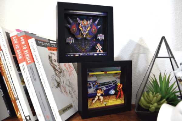 Pixel Frames Street Fighter Boat - Taille L 23x23cm - Pixel Frames - Level Up Labs - Shop Just for Games