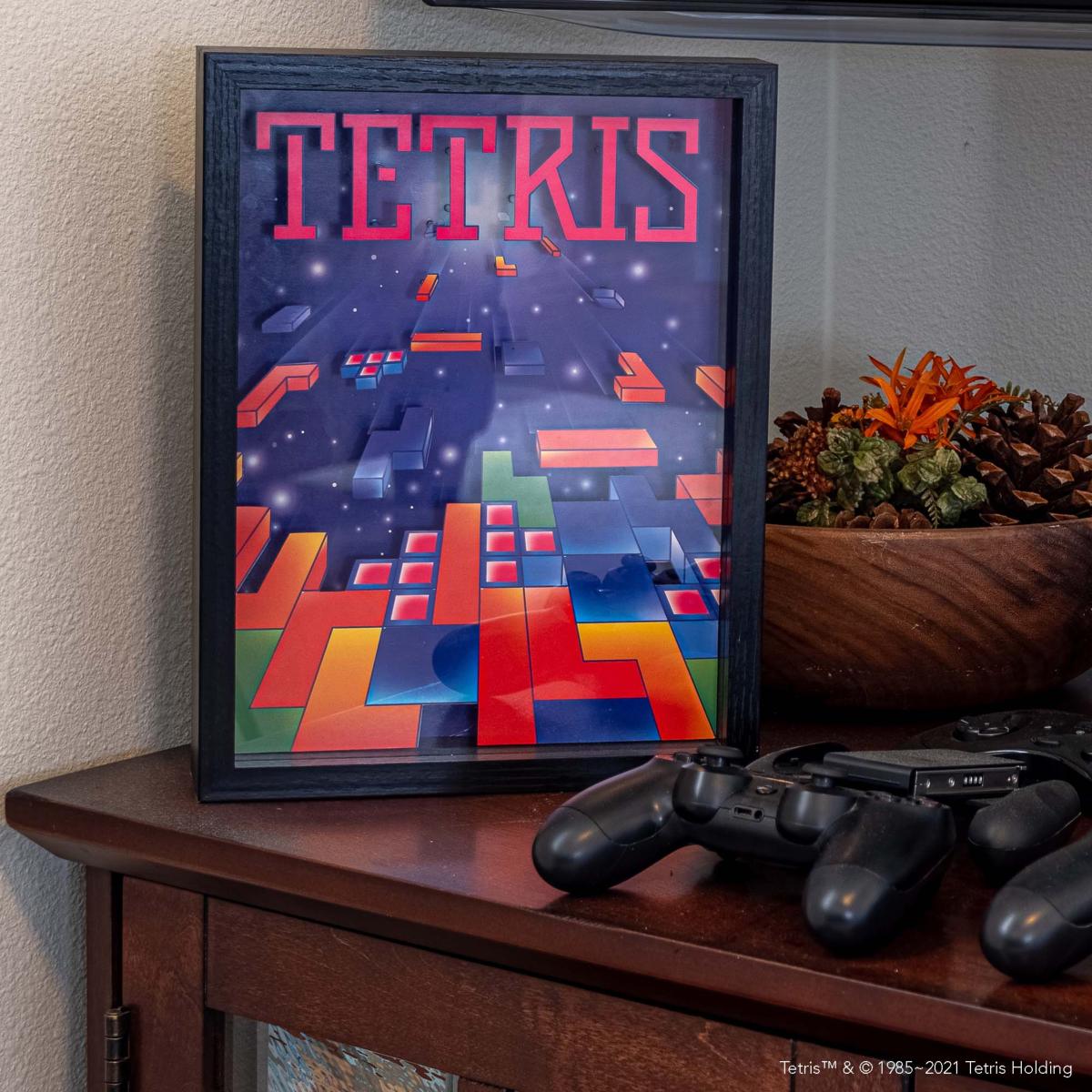 Pixel Frames - Tetris - 23x23 cm - Pixel Frames - Level Up Labs - Shop Just for Games
