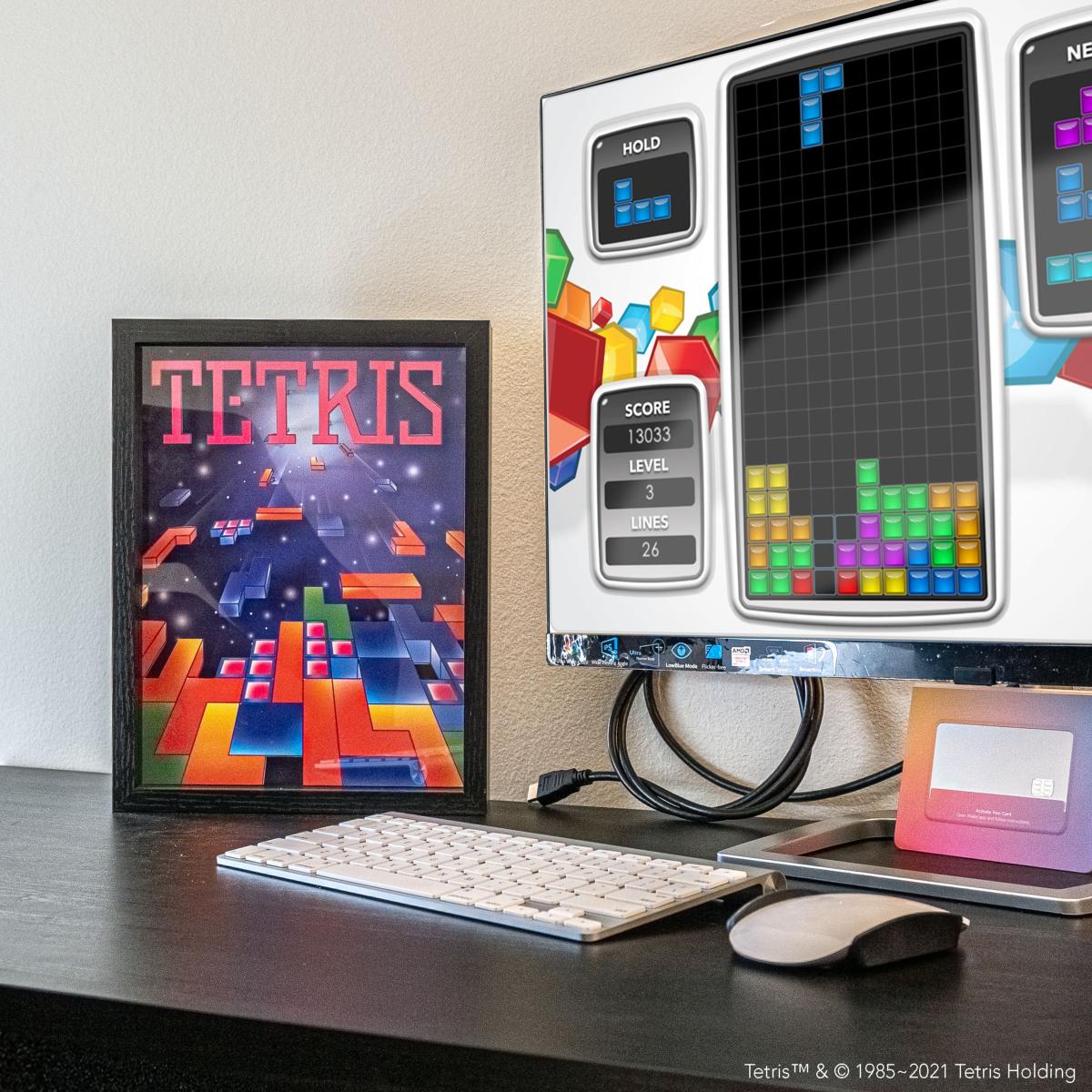 Pixel Frames - Tetris - 23x23 cm - Pixel Frames - Level Up Labs - Shop Just for Games