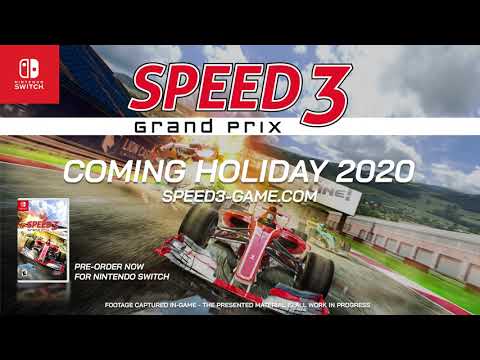 Speed 3 Code CIAB + Volant Nintendo SWITCH