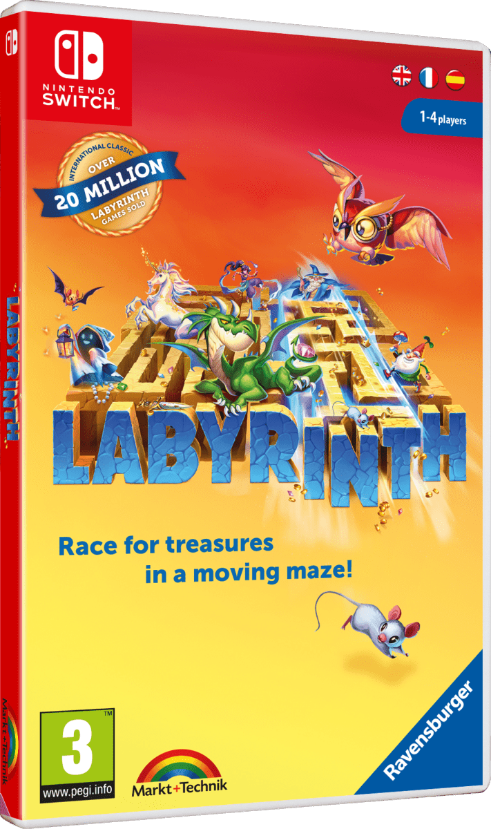 Ravensburger Labyrinth Nintendo SWITCH - Jeux Vidéo Physique - MINDSCAPE - Shop Just for Games