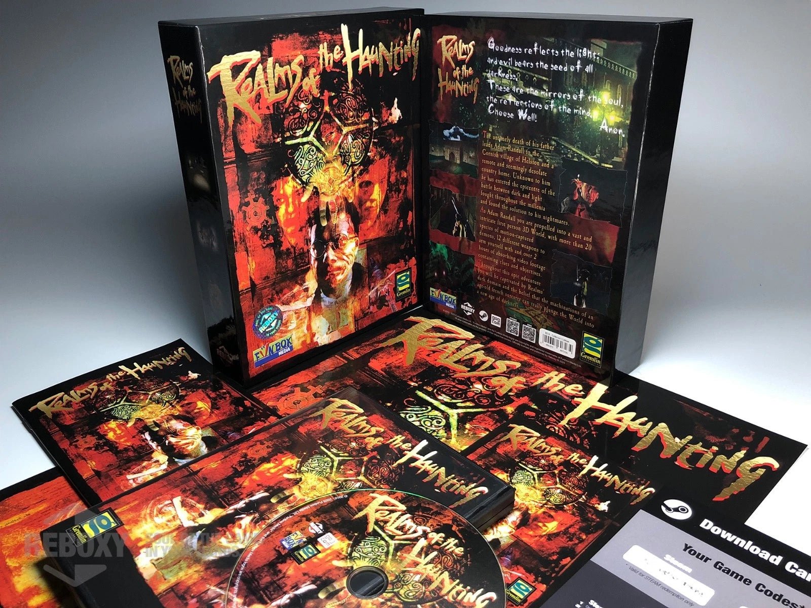 Realms of the Haunting PC Edition Reboxy Classic (CD - Rom +Steam + GOG) - Jeux Vidéo Physique - Funbox - Shop Just for Games