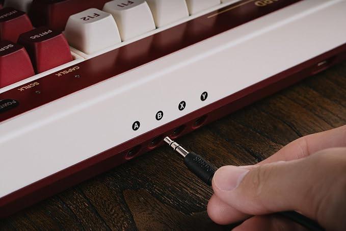 Retro Mechanical Keyboard Fami Edition (Clavier Qwerty 87 touches - DISPOSITION ANSI / ANSI LAYOUT) - Claviers - 8Bitdo - Shop Just for Games