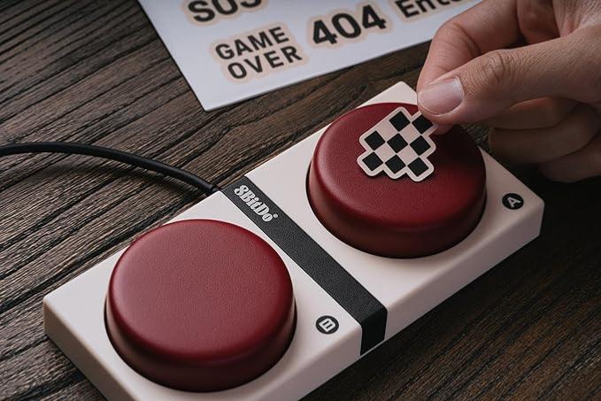 Retro Mechanical Keyboard Fami Edition (Clavier Qwerty 87 touches - DISPOSITION ANSI / ANSI LAYOUT) - Claviers - 8Bitdo - Shop Just for Games