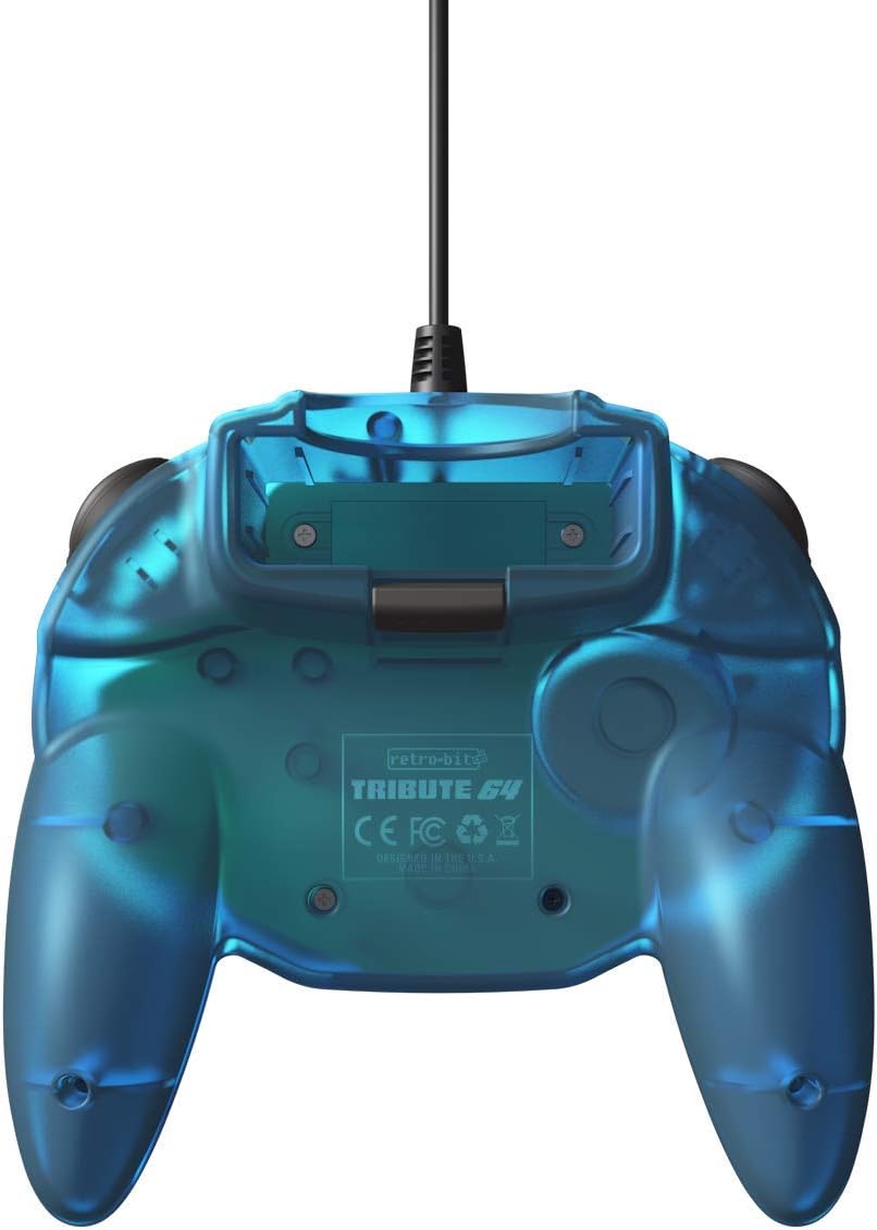 Retrobit - Tribute 64 USB Wired Controller - Ocean Blue - Manettes - retro-bit - Shop Just for Games