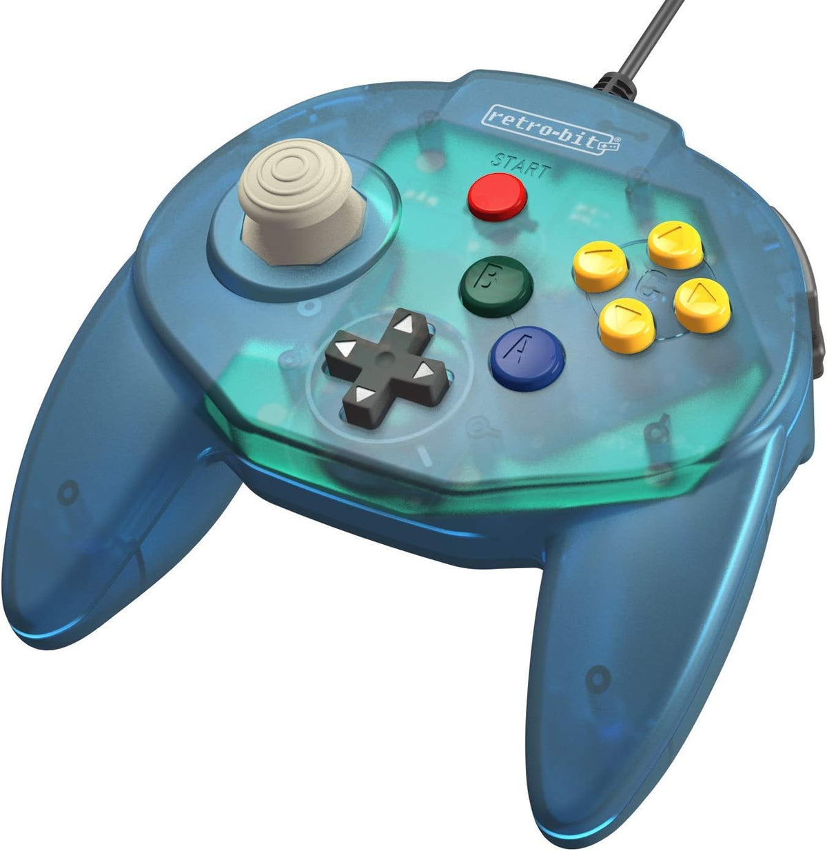 Retrobit - Tribute 64 USB Wired Controller - Ocean Blue - Manettes - retro-bit - Shop Just for Games
