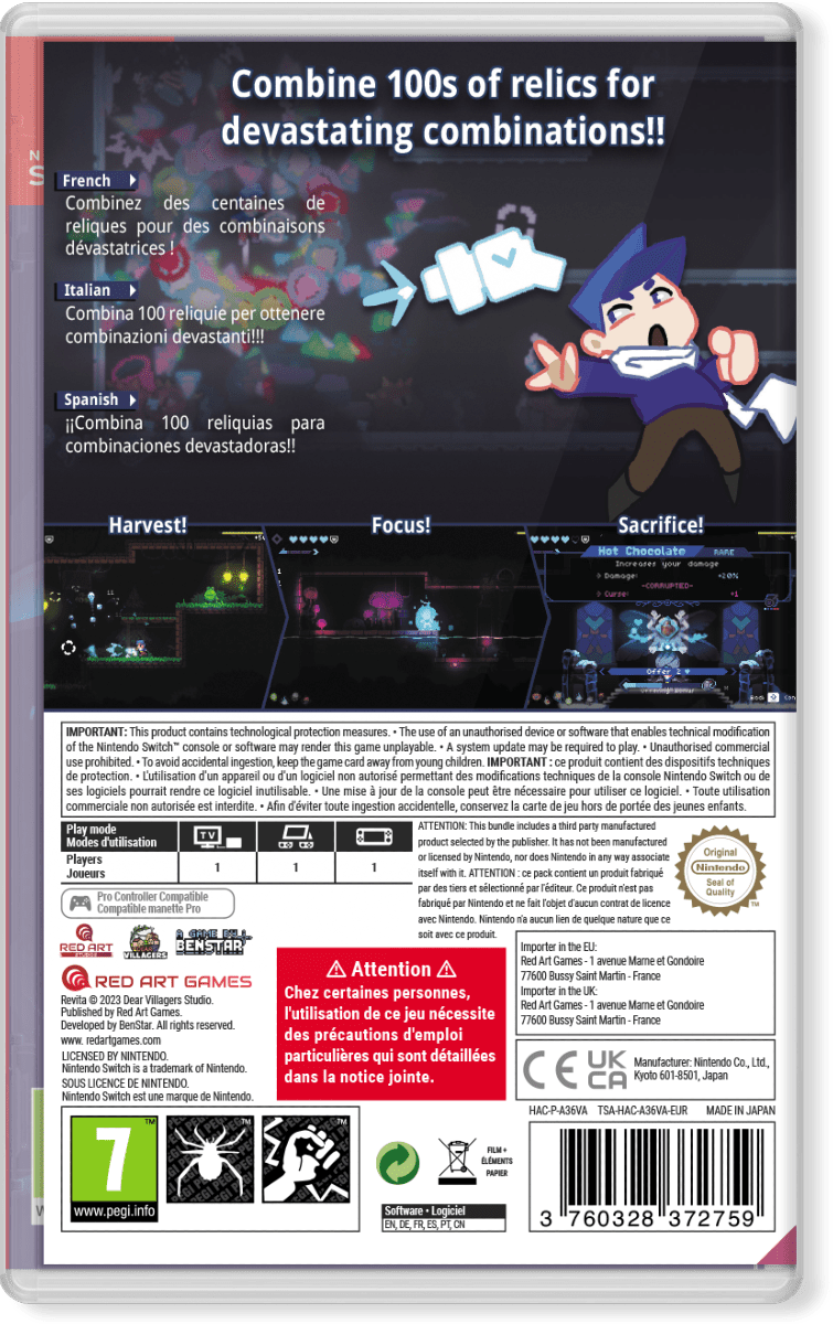 Revita Nintendo Switch - Jeux Vidéo Physique - Red Art Games - Shop Just for Games