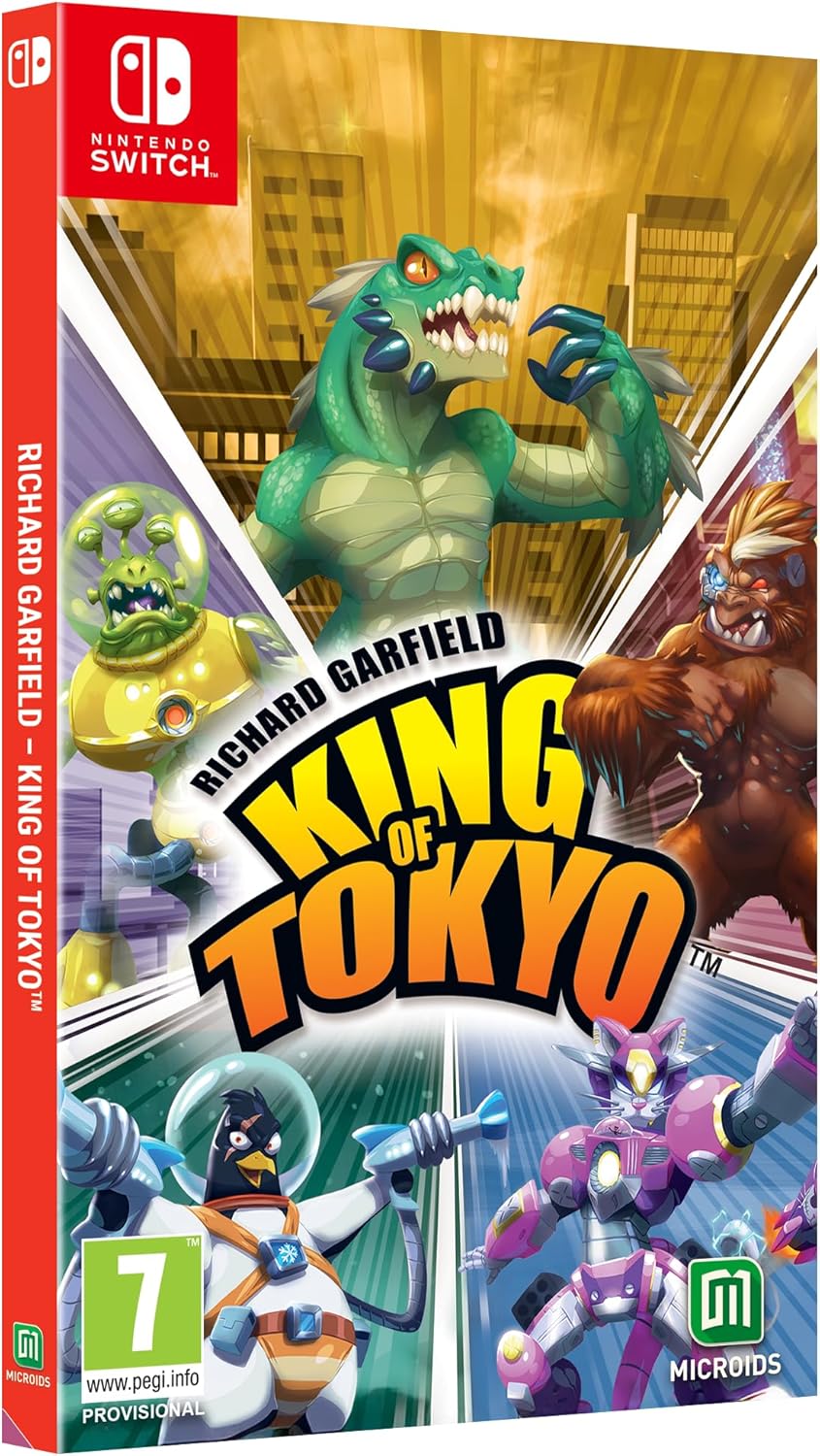 Richard Garfield King Of Tokyo SWITCH - Jeux Vidéo Physique - MICROIDS - Shop Just for Games