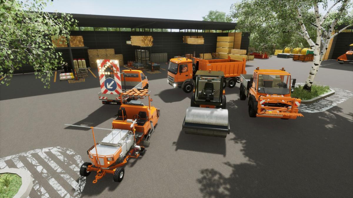 Road Maintenance Simulator PS4 - Jeux Vidéo Physique - Aerosoft - Shop Just for Games