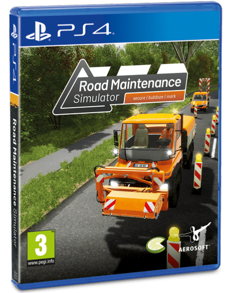 Road Maintenance Simulator PS4 - Jeux Vidéo Physique - Aerosoft - Shop Just for Games