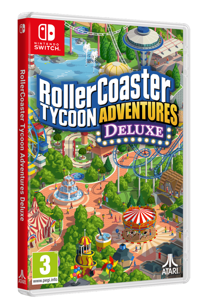 Rollercoaster Tycoon Adventures Deluxe Nintendo SWITCH - Jeux Vidéo Physique - Atari - Shop Just for Games