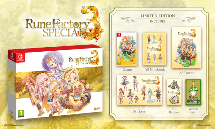 Rune Factory 3 Special Limited Edition Nintendo SWITCH - Jeux Vidéo Physique - MARVELOUS - Shop Just for Games
