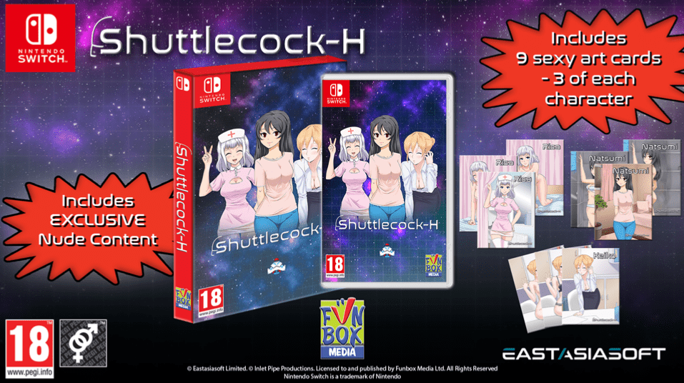 Shuttlecock - H Nintendo SWITCH - Jeux Vidéo Physique - Funbox - Shop Just for Games