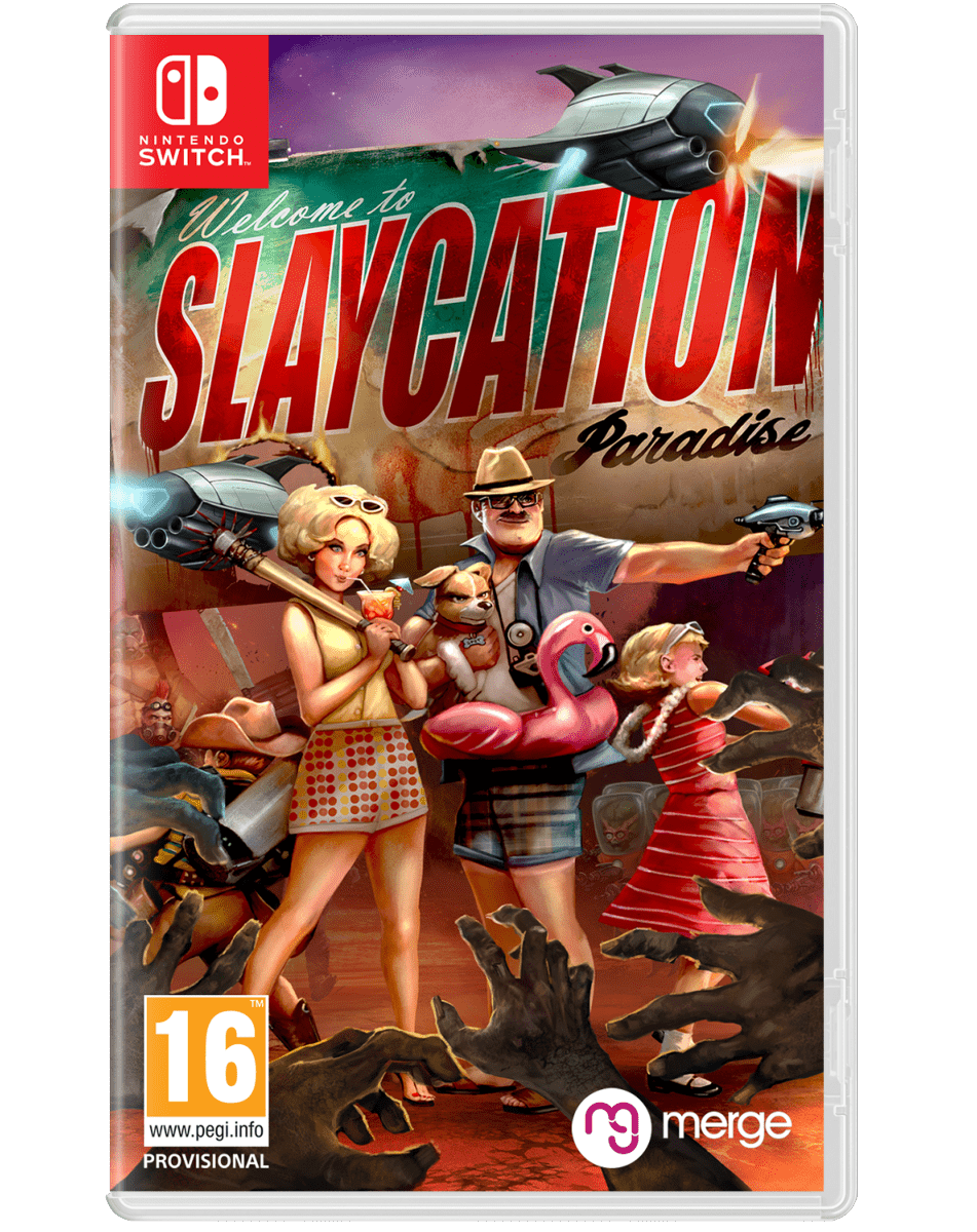 Slaycation Paradise Nintendo SWITCH - Jeux Vidéo Physique - MERGE - Shop Just for Games
