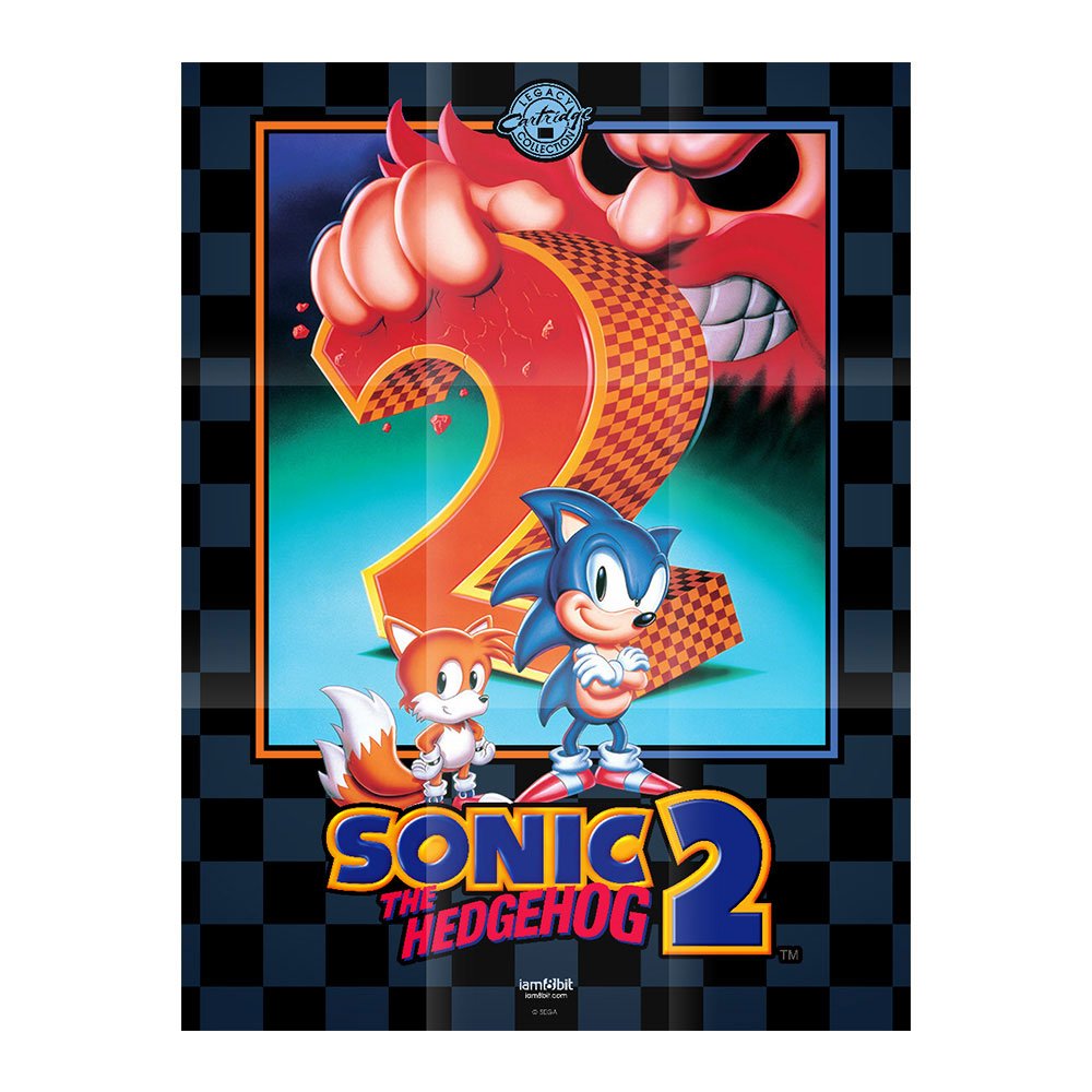 Sonic the Hedgehog 2 - 35th Anniversary Legacy Collection - Cartouche GENESIS NTSC - iam8bit - Jeux Rétro - iam8bit - Shop Just for Games